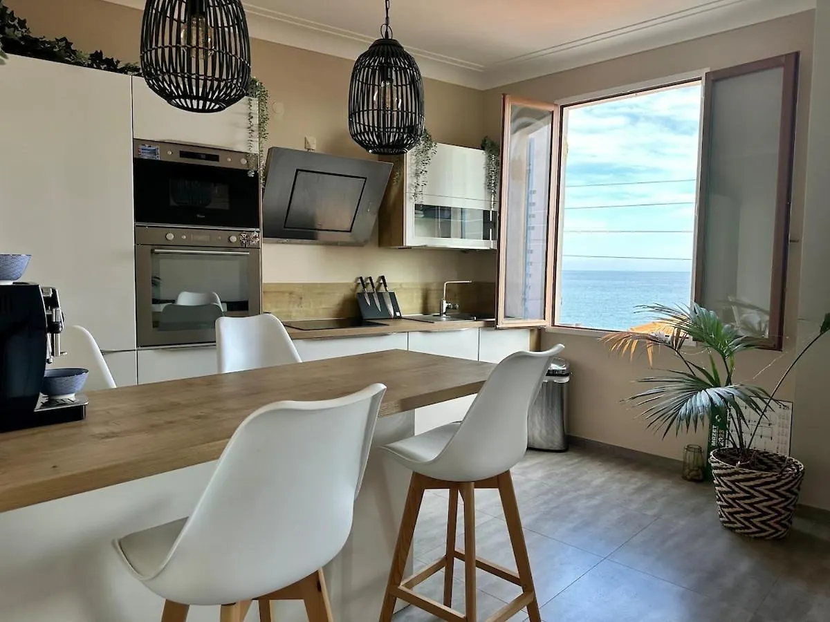 Peyronnet - Fabulous 2 Bedrooms - Sea View - Beach 2Min Away Menton